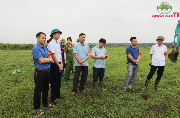 Quốc Oai tổ chức cưỡng chế thu hồi đất phục vụ Dự án Khu đô thị và dịch vụ phía Tây Quốc Oai- Ảnh 3.