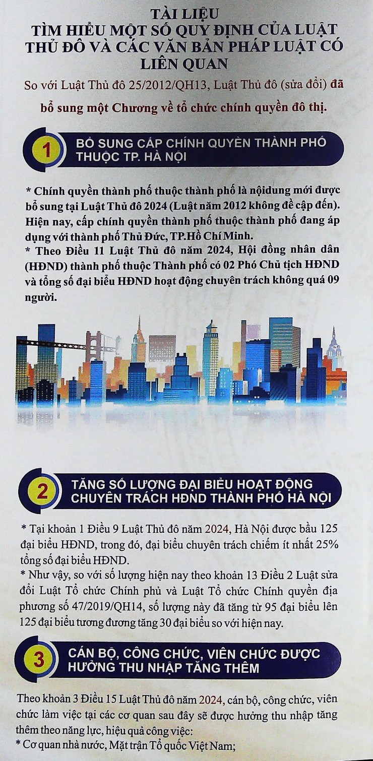 Tìm hiểu một số quy định của Luật Thủ đô và các văn bản pháp luật có liên quan- Ảnh 2.