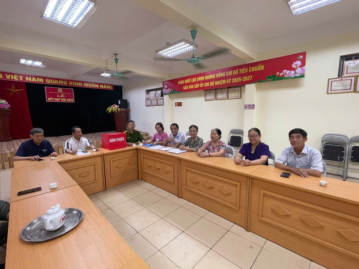 Kết quả tổ chức lấy ý kiến Nhân dân về sắp xếp đơn vị hành chính cấp xã trên địa bàn quận Hoàng Mai của phường Lĩnh Nam.- Ảnh 2.