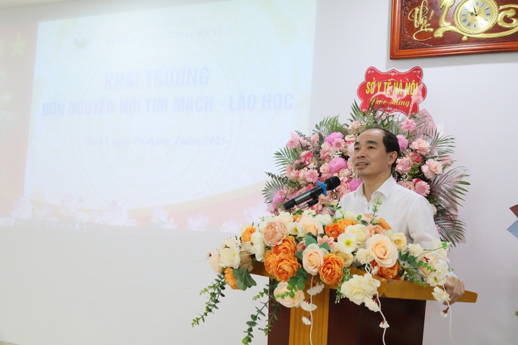 Bệnh viện đa khoa Ba Vì khai trương Đơn nguyên Nội Tim mạch - Lão học- Ảnh 1.