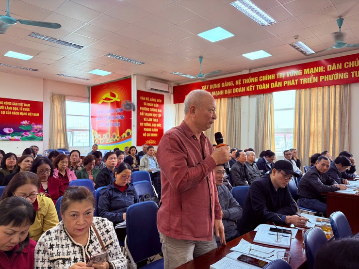Đảng ủy, UBND phường Tương Mai tổ chức Hội nghị sơ kết đánh giá công tác xây dựng Đảng, chính quyền Quý I, triển khai nhiệm vụ trọng tâm quý II năm 2025- Ảnh 5.