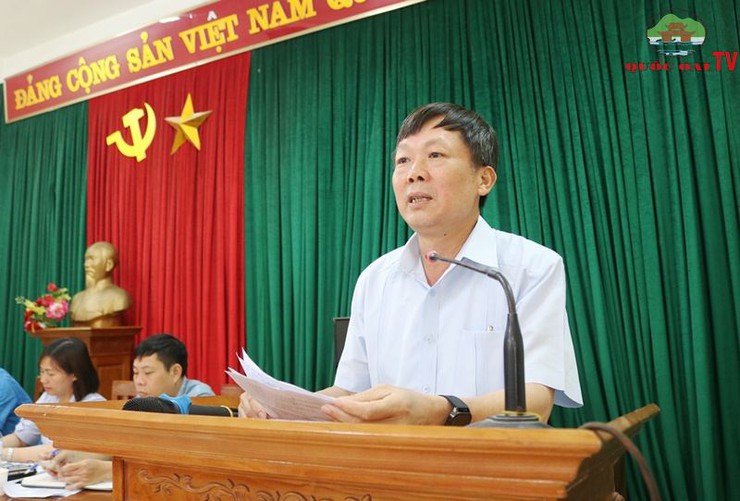 Đồng chí Đàm Công Lợi- Phó Bí thư Thường trực Huyện ủy dự sinh hoạt chi bộ chuyên đề tại chi bộ thôn Yên Nội xã Đồng Quang- Ảnh 3.