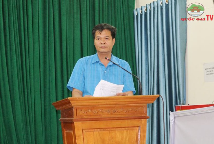 Đồng chí Đàm Công Lợi- Phó Bí thư Thường trực Huyện ủy dự sinh hoạt chi bộ chuyên đề tại chi bộ thôn Yên Nội xã Đồng Quang- Ảnh 5.