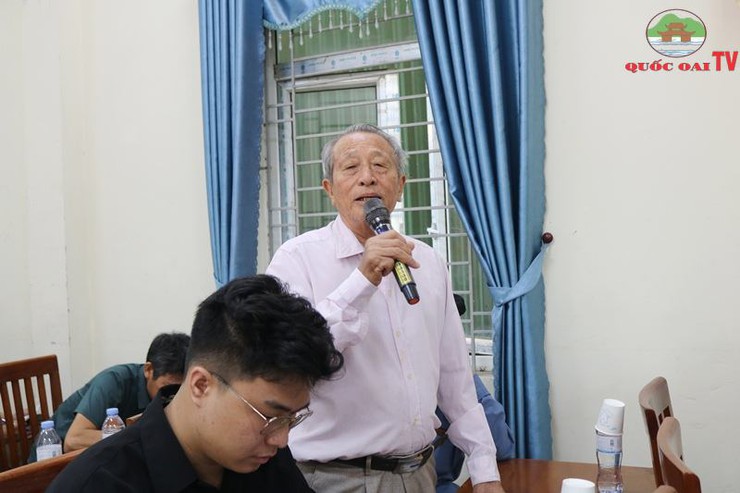 Đồng chí Đàm Công Lợi- Phó Bí thư Thường trực Huyện ủy dự sinh hoạt chi bộ chuyên đề tại chi bộ thôn Yên Nội xã Đồng Quang- Ảnh 6.