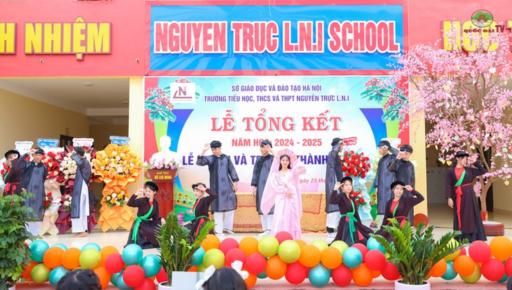 Trường Phổ thông Nguyễn Trực tổ chức Lễ tổng kết năm học 2024-2025 và Lễ tri ân và trưởng thành cho học sinh khối 12- Ảnh 28.