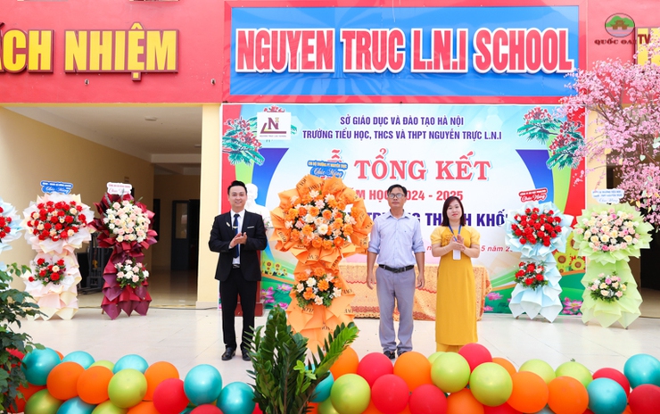 Trường Phổ thông Nguyễn Trực tổ chức Lễ tổng kết năm học 2024-2025 và Lễ tri ân và trưởng thành cho học sinh khối 12- Ảnh 5.