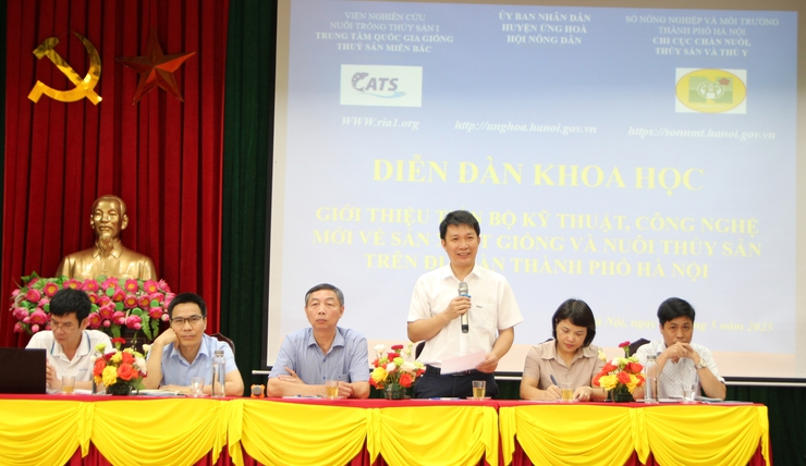 Diễn đàn khoa học giới thiệu tiến bộ kỹ thuật, công nghệ mới về sản xuất giống và nuôi thuỷ sản- Ảnh 2. Diễn đàn khoa học giới thiệu tiến bộ kỹ thuật, công nghệ mới về sản xuất giống và nuôi thuỷ sản- Ảnh 2.