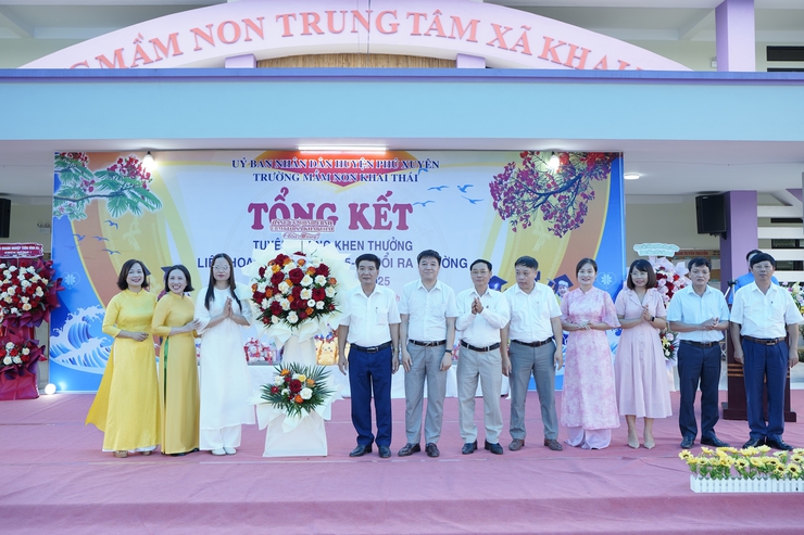 Trường mầm non Khai Thái tổ chức tổng kết, tuyên dương khen thưởng, liên hoan chia tay bé 5-6 tuổi ra trường năm học 2024-2025- Ảnh 3.