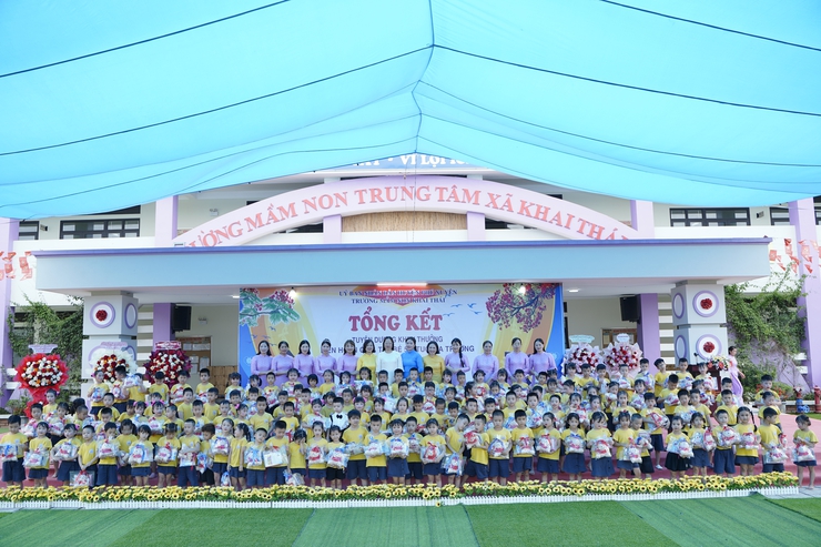 Trường mầm non Khai Thái tổ chức tổng kết, tuyên dương khen thưởng, liên hoan chia tay bé 5-6 tuổi ra trường năm học 2024-2025- Ảnh 12.