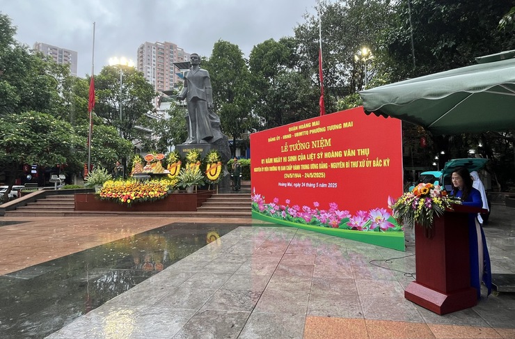 Lễ tưởng niệm 81 năm ngày hy sinh của đồng chí Hoàng Văn Thụ- Nguyên UVTV BCH  Trung ương Đảng, nguyên Bí thư Xứ ủy Bắc Kỳ (24/5/1944 – 24/5/2025)
- Ảnh 1.