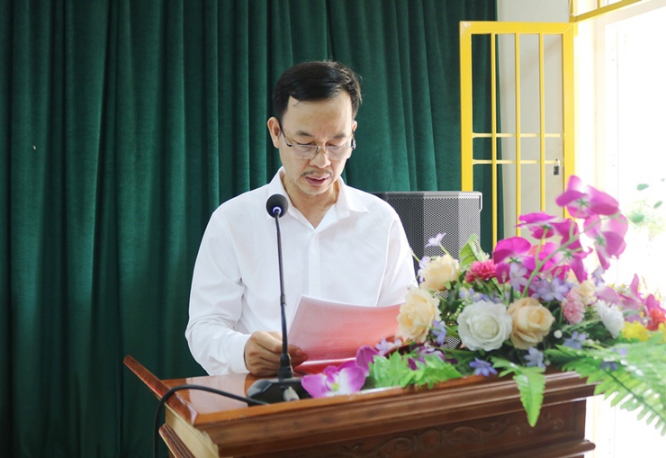 Trung tâm Giáo dục nghề nghiệp- Giáo dục thường xuyên Quốc Oai kết nạp Đảng cho 2 em học sinh ưu tú- Ảnh 13.