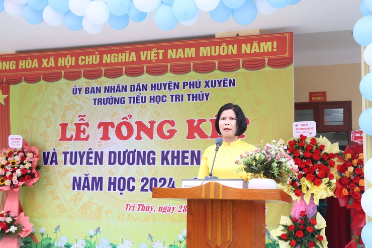 Trường Tiểu học Tri Thuỷ tổng kết năm học 2024-2025- Ảnh 5.