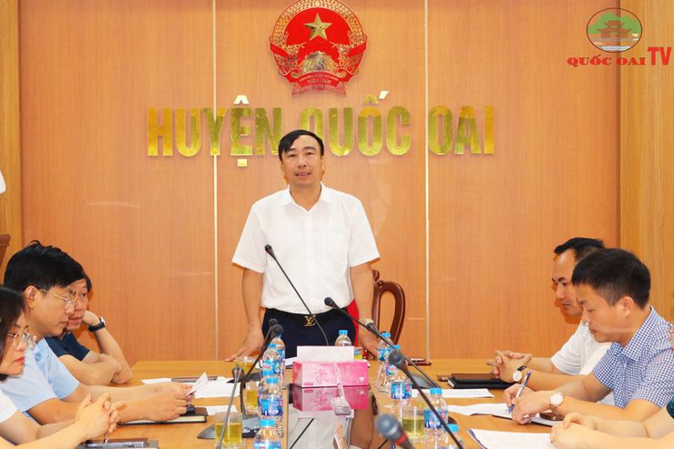Quốc Oai tạm dừng công tác điều hành đối với Chủ tịch UBND 3 xã: Hưng Đạo, Hòa Thạch và Ngọc Mỹ để tập trung xử lý vi phạm đất đai, trật tự xây dựng- Ảnh 2.