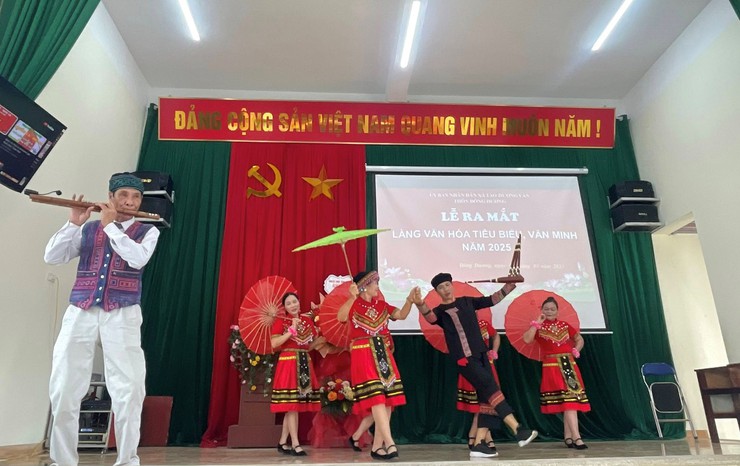 Xã Tảo Dương Văn ra mắt Làng văn hoá tiêu biểu - văn minh thôn Đông Dương- Ảnh 3.