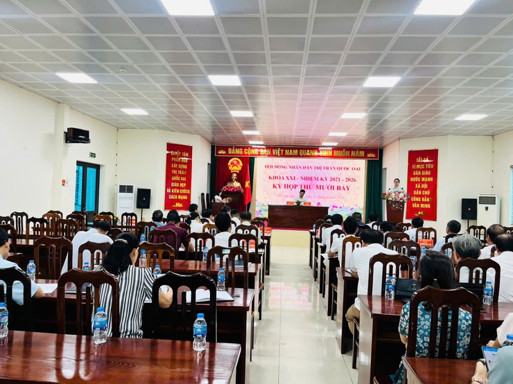 HĐND Thị trấn Quốc Oai tổ chức kỳ họp thứ 17 khóa XXI, nhiệm kỳ 2021-2026- Ảnh 2.