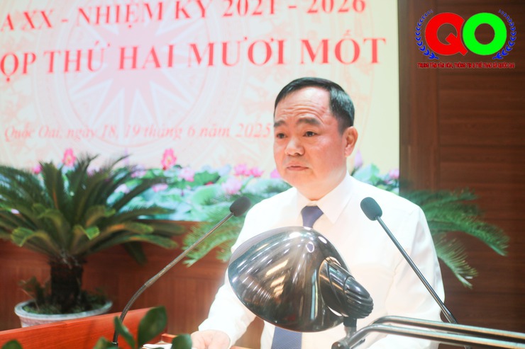 HĐND huyện Quốc Oai khóa XX nhiệm kỳ 2021-2026 khai mạc kỳ họp thứ 21- Ảnh 5.