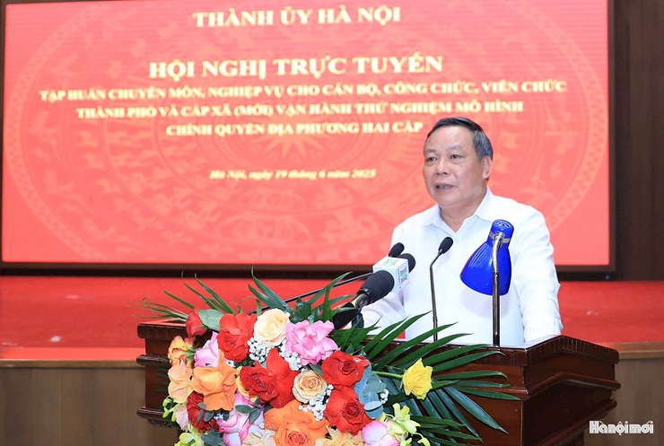 Quốc Oai 4 xã mới dự lớp tập huấn toàn thành phố vận hành thử nghiệm chính quyền địa phương 2 cấp- Ảnh 10.