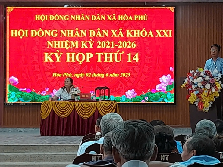 HĐND xã Hòa Phú tổ chức kỳ họp thứ 14 năm 2025- Ảnh 4.