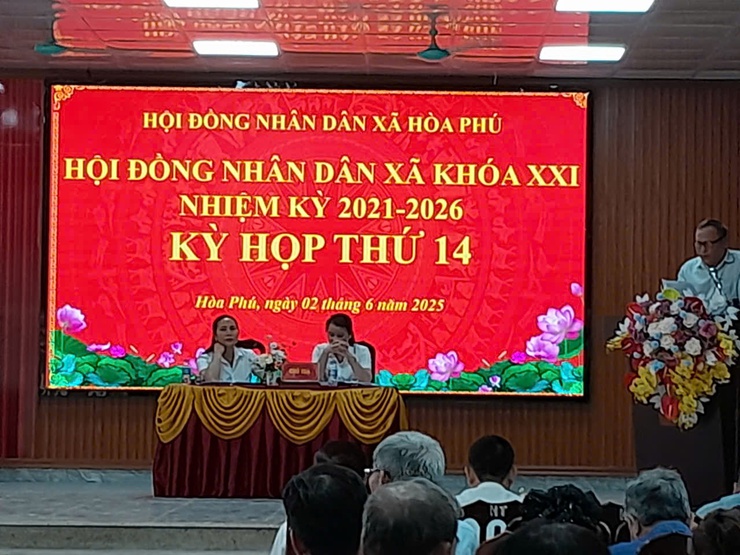 HĐND xã Hòa Phú tổ chức kỳ họp thứ 14 năm 2025- Ảnh 6.