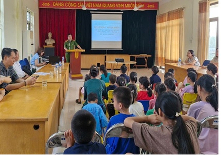 Trung tâm Bảo trợ Xã hội 3 Hà Nội tổ chức hoạt động tuyên truyền, phổ biến kỹ năng phòng, chống ma túy học đường cho trẻ em - Ảnh 1.
