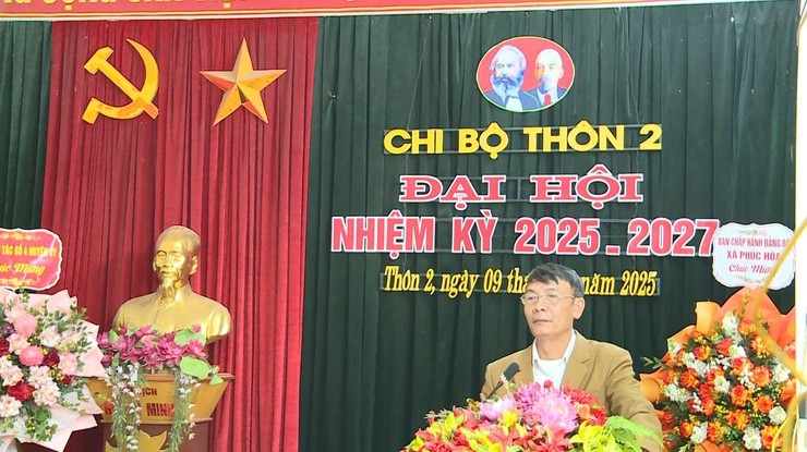 Chi bộ thôn 2, xã Phúc Hoà tổ chức Đại hội Chi bộ nhiệm kỳ 2025 - 2027- Ảnh 4.