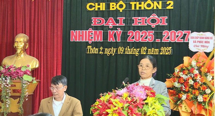 Chi bộ thôn 2, xã Phúc Hoà tổ chức Đại hội Chi bộ nhiệm kỳ 2025 - 2027- Ảnh 5.
