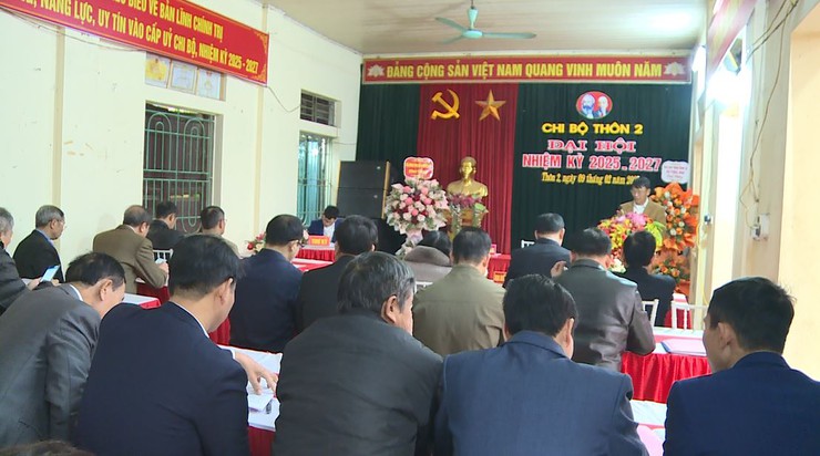 Chi bộ thôn 2, xã Phúc Hoà tổ chức Đại hội Chi bộ nhiệm kỳ 2025 - 2027- Ảnh 9.
