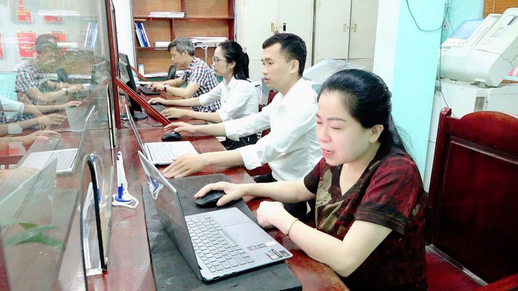 Xã Thanh Oai vận hành thử nghiệm Trung tâm phục vụ hành chính công- Ảnh 3.