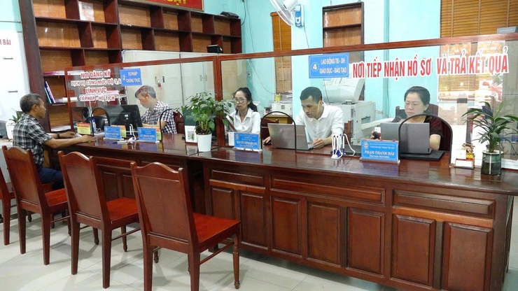 Xã Thanh Oai vận hành thử nghiệm Trung tâm phục vụ hành chính công- Ảnh 2.
