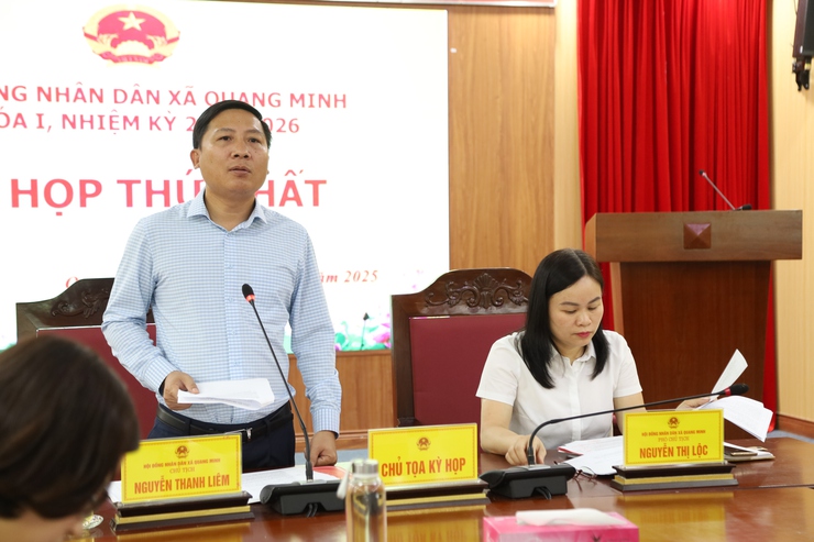 Xã Quang Minh vận hành thử nghiệm mô hình chính quyền địa phương 2 cấp- Ảnh 5.