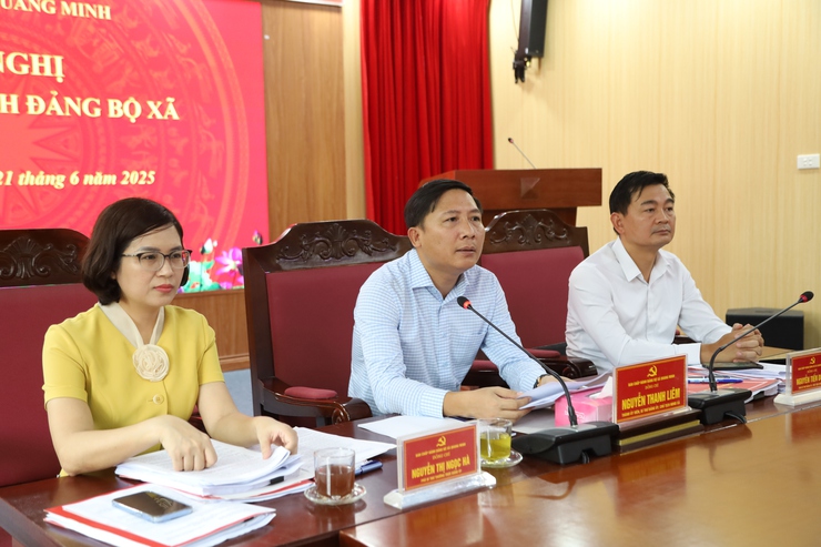 Xã Quang Minh vận hành thử nghiệm mô hình chính quyền địa phương 2 cấp- Ảnh 3.