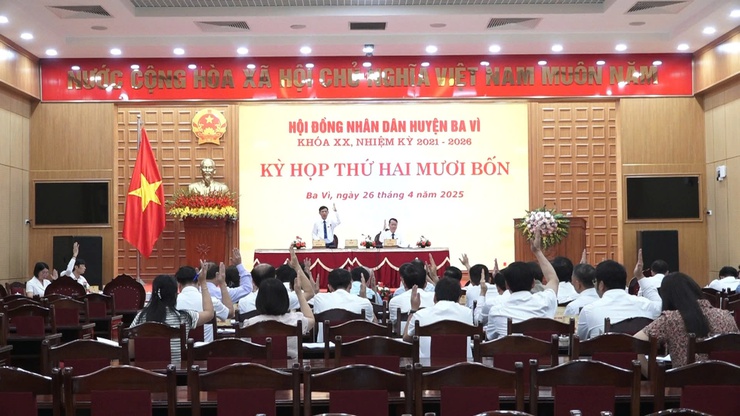 HĐND huyện Ba Vì khóa XX, nhiệm kỳ 2021 - 2026 tổ chức kỳ họp thứ 24- Ảnh 2. HĐND huyện Ba Vì khóa XX, nhiệm kỳ 2021 - 2026 tổ chức kỳ họp thứ 24- Ảnh 2.
