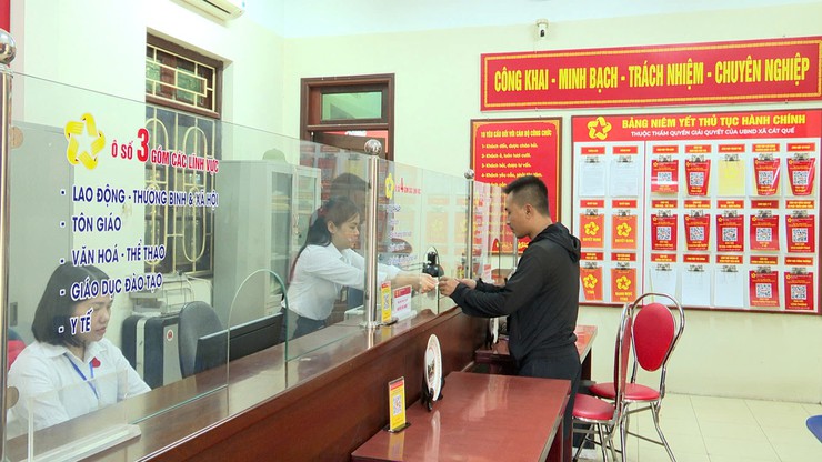 Vận hành thử nghiệm thuận lợi Điểm phục vụ hành chính công xã Dương Hoà mới- Ảnh 3.