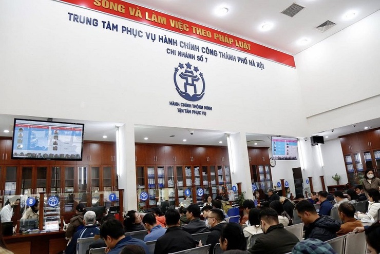 Chính thức vận hành Trung tâm Phục vụ Hành chính công TP Hà Nội - Chi nhánh số 7- Ảnh 2.
