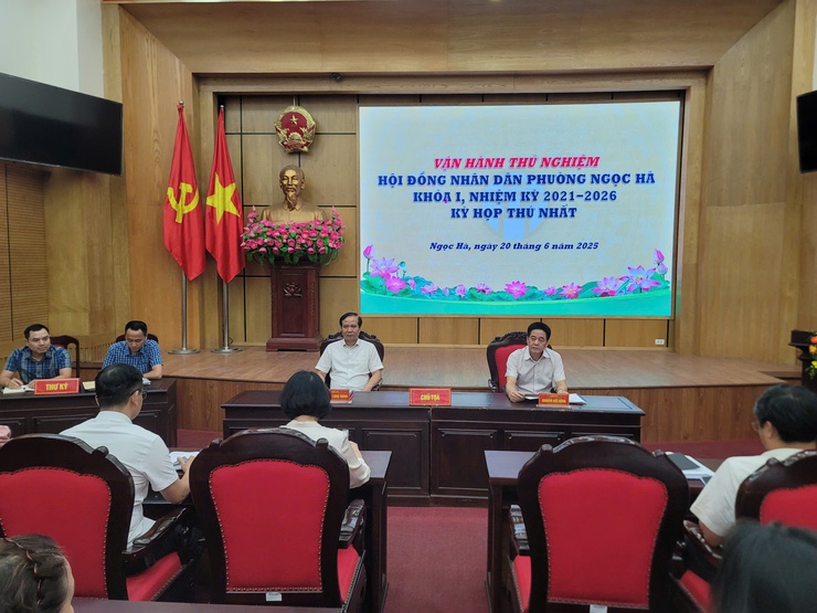 Phường Ngọc Hà sẵn sàng thực hiện mô hình chính quyền địa phương hai cấp- Ảnh 1.