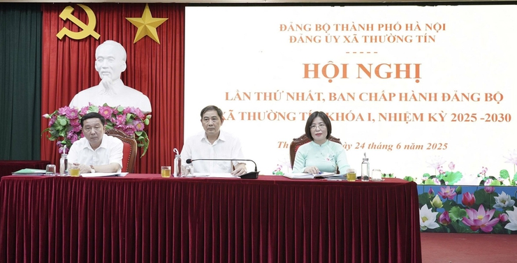 XÃ THƯỜNG TÍN VẬN HÀNH TỔ CHỨC CÁC HỘI NGHỊ: BCH ĐẢNG ỦY, KỲ HỌP HĐND VÀ HỘI NGHỊ LÃNH ĐẠO UBND ĐỂ TRIỂN KHAI CÁC NHIỆM VỤ- Ảnh 1.