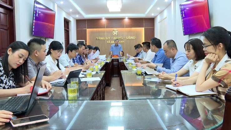 Ủy ban nhân dân xã An Khánh mới vận hành thử nghiệm mô hình chính quyền địa phương hai cấp- Ảnh 1.
