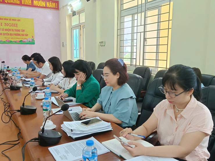 Hòa Lạc chủ động triển khai mô hình chính quyền hai cấp: Sẵn sàng vận hành từ ngày 1/7- Ảnh 4.