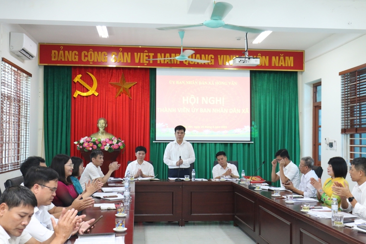 Vận hành thử nghiệm hoạt động chính quyền cấp xã Hồng Vân (mới) sau sáp nhập- Ảnh 5.