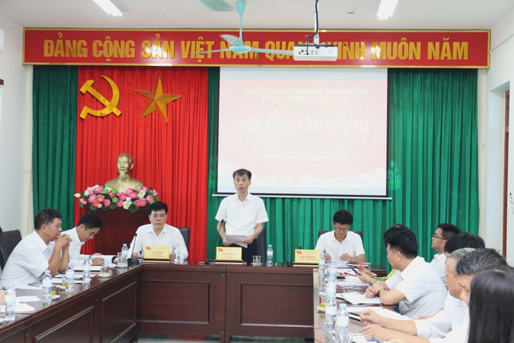 Vận hành thử nghiệm hoạt động chính quyền cấp xã Hồng Vân (mới) sau sáp nhập- Ảnh 2.