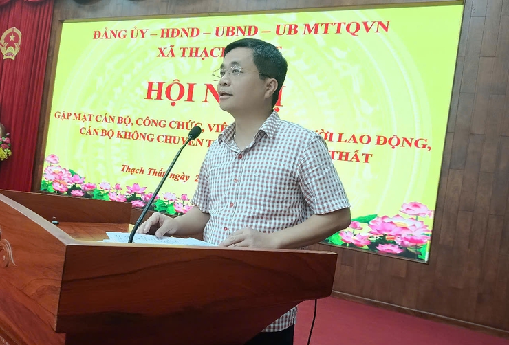 Xã Thạch Thất gặp mặt cán bộ, công chức dự kiến làm việc tại xã trước thời khắc chuyển mình lịch sử của Đất nước- Ảnh 3.