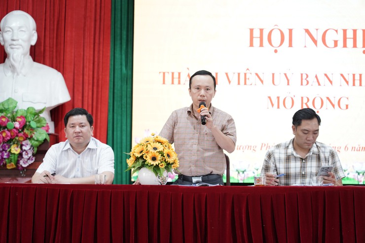 UBND xã Thượng Phúc họp phiên thứ nhất triển khai các nhiệm vụ trong tâm trong thời gian tới - Hội nghị thành viên UBND xã Thượng Phúc mở rộng- Ảnh 5.