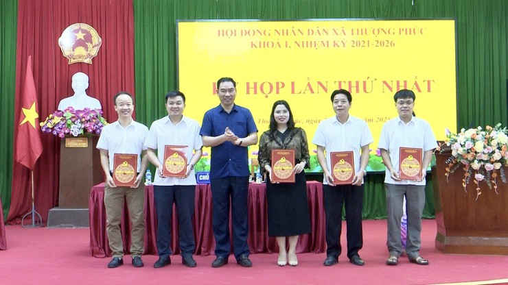 Hội đồng nhân dân xã Thượng Phúc tổ chức vận hành thử nghiệm kỳ họp lần thứ nhất- Ảnh 4.