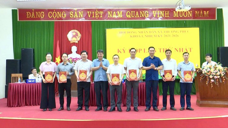 Hội đồng nhân dân xã Thượng Phúc tổ chức vận hành thử nghiệm kỳ họp lần thứ nhất- Ảnh 5.