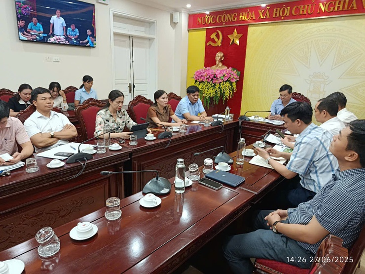 Thành phố Hà Nội sơ kết, rút kinh nghiệm giai đoạn vận hành thử nghiệm mô hình chính quyền địa phương hai cấp - điểm cầu xã Thạch Thất- Ảnh 3.