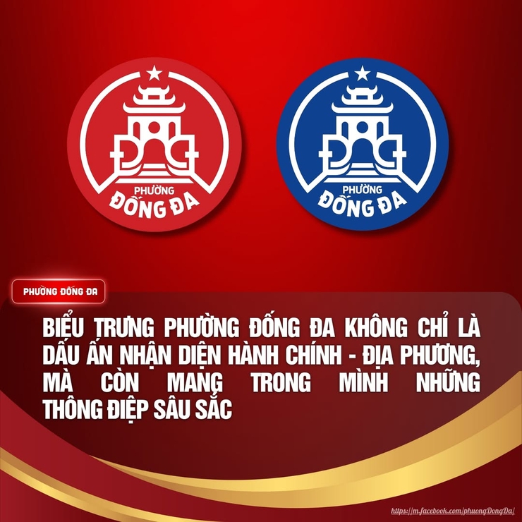 Ý nghĩa biểu trưng phường Đống Đa- Ảnh 1.