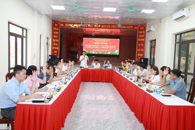 Hòa Xá tiếp tục vận hành thử nghiệm mô hình chính quyền địa phương 2 cấp - Sẵn sàng hoạt động chính thức- Ảnh 2.