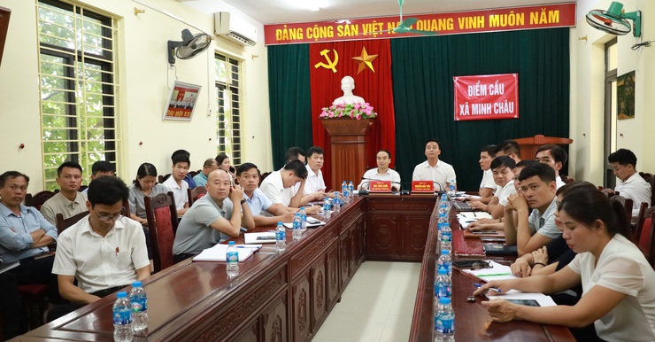 Xã Minh Châu hoàn thành 3 lần vận hành thử nghiệm- Ảnh 2.