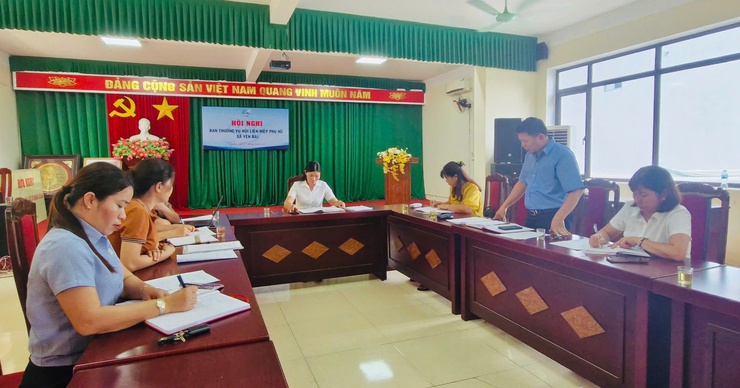 Sáng ngày 27/06/2025 Uỷ ban MTTQ Việt Nam xã Yên Bài vận hành thử nghiệm mô hình chính  02 cấp.- Ảnh 1.