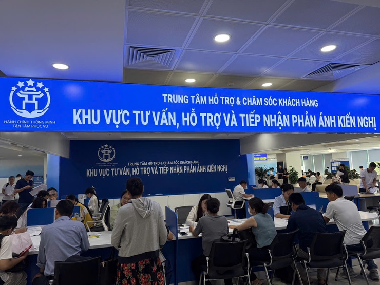 Thủ tục hành chính tại Hà Nội không gián đoạn trong quá trình sắp xếp đơn vị hành chính- Ảnh 2.